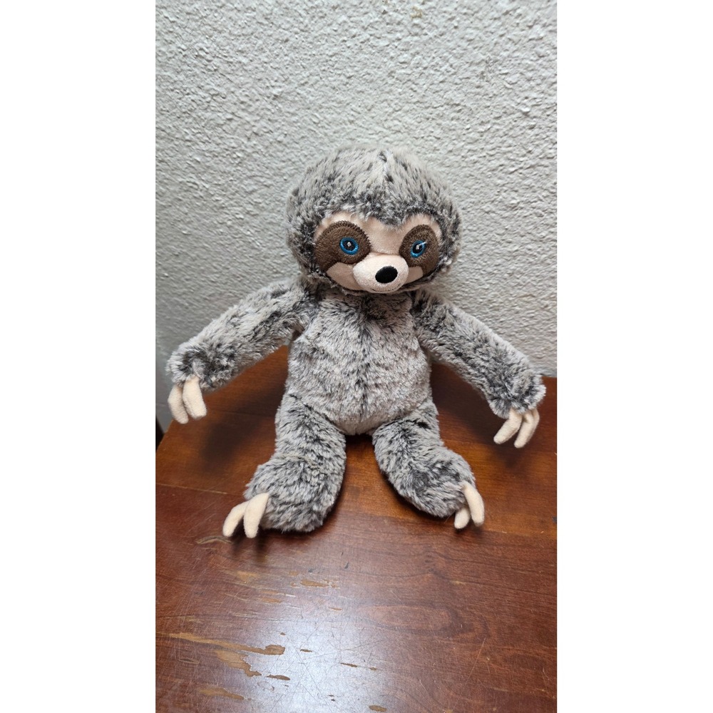 Plushology Sloth Plush Stuffed Animal Unisex 12 Inch Grey Brown H0222‎ Toy